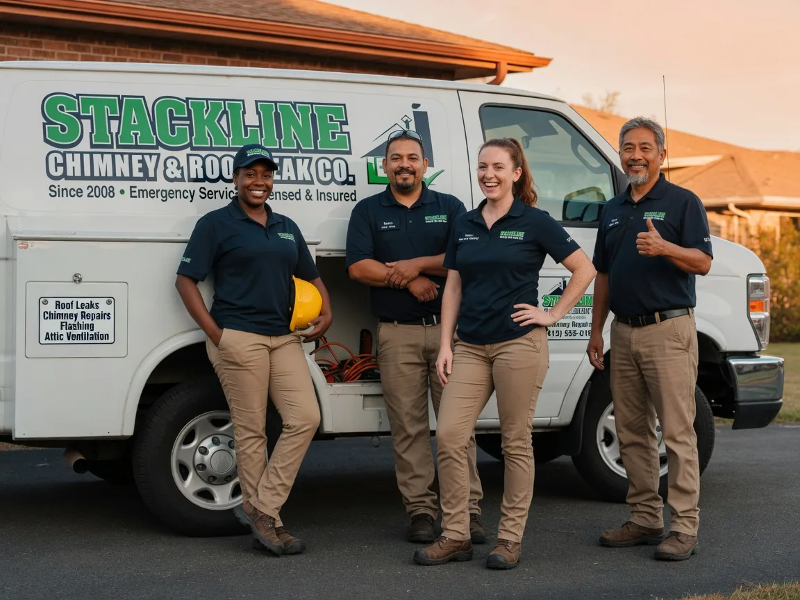 Chimney flashing repair company in Norwood, NC